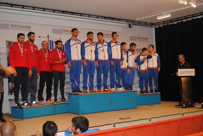 Doblete en K4 Senior del Club Kayak Tudense en el II Trofeo Rías Baixas