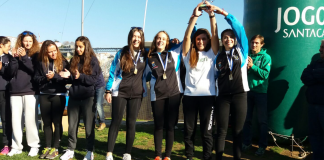 El Cuatro Scull Femenino del Club Remo do Miño Tui-Seta logra la medalla de bronce en Oporto
