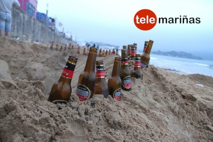 botellas_san_juan_panxon_2016 La Policía Autonómica realiza en Nigrán controles para evitar el consumo de alcohol y drogas en menores de edad