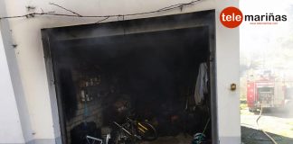 Incendio en una casa en A Guarda