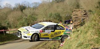 Dos 'trompos' alejan al piloto de Vincios del podio en el Rally de A Coruña