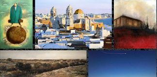 Exposición “Hilo, conexiones de norte a sur” en la sala municipal de exposiciones de Tui
