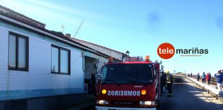 Sofocan un incendio en una casa de A Guarda