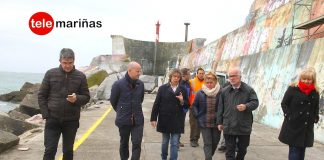 Seis meses para la reparación y refuerzo del dique de A Guarda