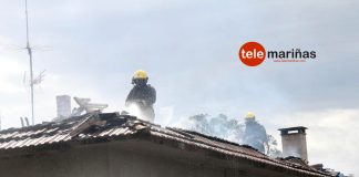 Arde el desván de una vivienda en Tomiño