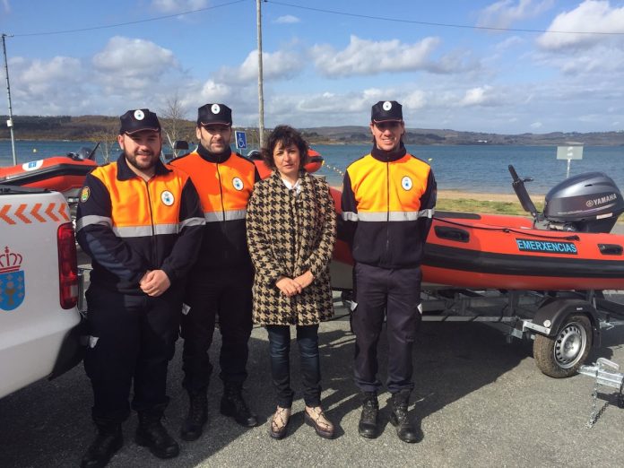 Protección Civil de Tomiño cuenta con una nueva zodiac para el río