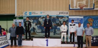 Dos judocas tomiñeses en el campeonato gallego de judo
