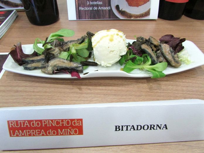 Bitadorna gana el concurso al mejor pincho de lamprea de A Guarda