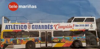 El Atlético Guardés recorrerá las calles de A Guarda en autobús para celebrar su primer título de liga