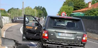 Aparatoso accidente de tráfico en Panxón