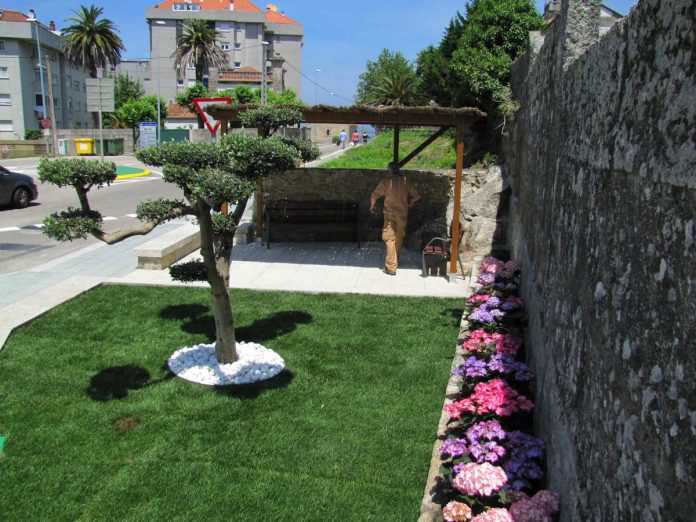 area_descando_baiona Nueva área de descanso en Baiona