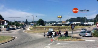 Una ciclista herida tras ser atropellada en Tui