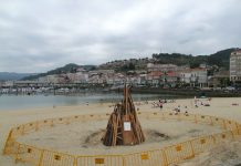 Sardiñada y hoguera de San Xoán en Baiona