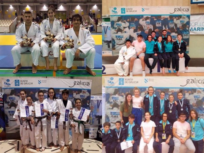El Club de Judo Baixo Miño, en la recta final de una brillante temporada