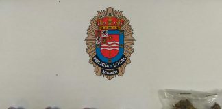 Sorprenden a un vecino de Nigrán con bellotas de hachís y cogollos de marihuana