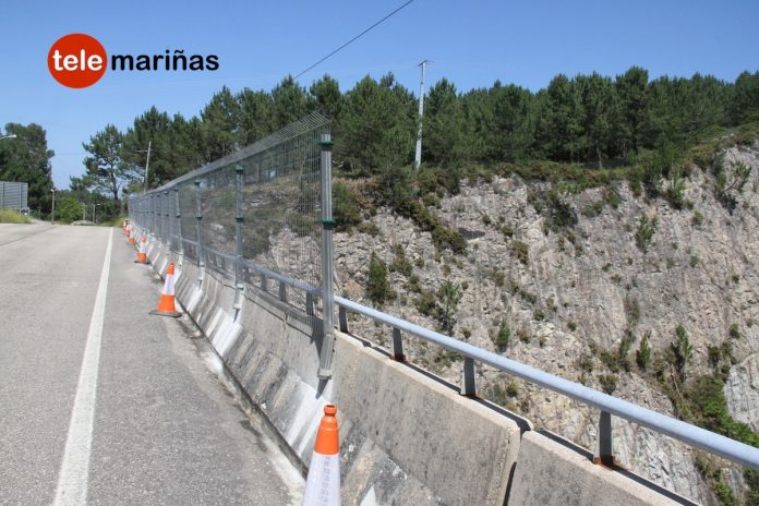 Aumentan las medidas de seguridad en un puente de Baiona