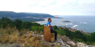 El monte Trega se suma a la moda del banco mirador