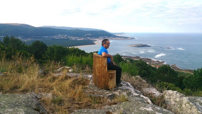 banco_mirador_trega El monte Trega se suma a la moda del banco mirador