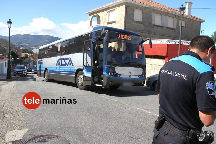 ciclista_autobus_panxon_nigran Herido un menor tras chocar su bicicleta con un autobús en Panxón