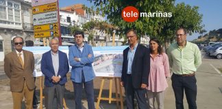 Finaliza la primera fase de las obras en las travesías de la carretera PO-552 en Baiona