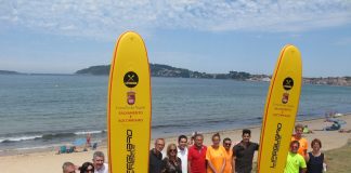 Dos nuevas tablas hinchables de rescate acuático para las playas de Nigrán