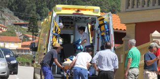 Herido un ciclista al caer de su bicicleta en Oia