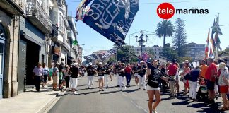 A Guarda vivió su tradicional desfile de bandas