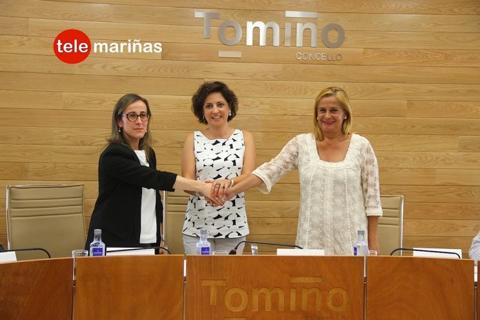 firma_convenio_circunvalacion_seixo_tomino La circunvalación que rodeará el núcleo de O Seixo en Tomiño será una realidad