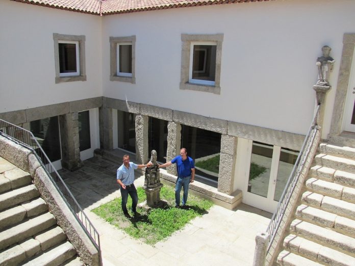 patio_peregrinos_baiona Baiona crea el Patio de los Peregrinos en las nuevas instalaciones de la biblioteca municipal
