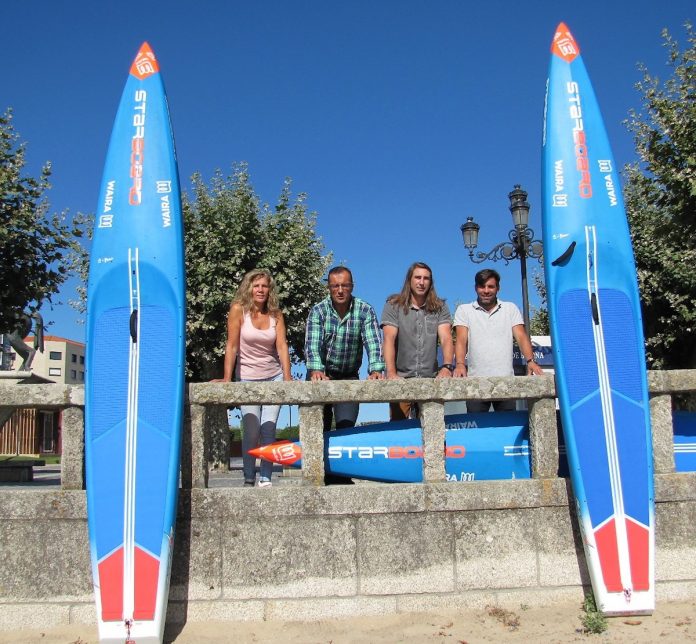 La primera marca mundial de fabricación de tablas de paddle surf probará su último modelo en Baiona