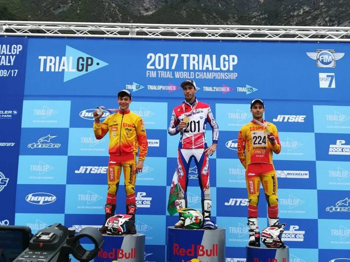 El rosaleiro Gabriel Marcelli, subcampeón del mundo de trial