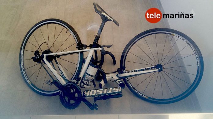 Herido un ciclista en pleno centro de Tui