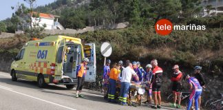 Herido un ciclista tras caerse de su bicicleta en Mougás