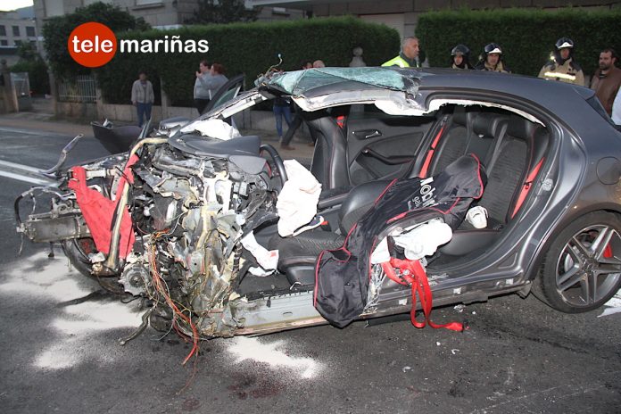 El joven que causó el accidente mortal de Gondomar circulaba a 200 km/h