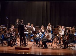 Gran acogida del tradicional concertó de Santa Icía de la Agrupación Musical de Goián
