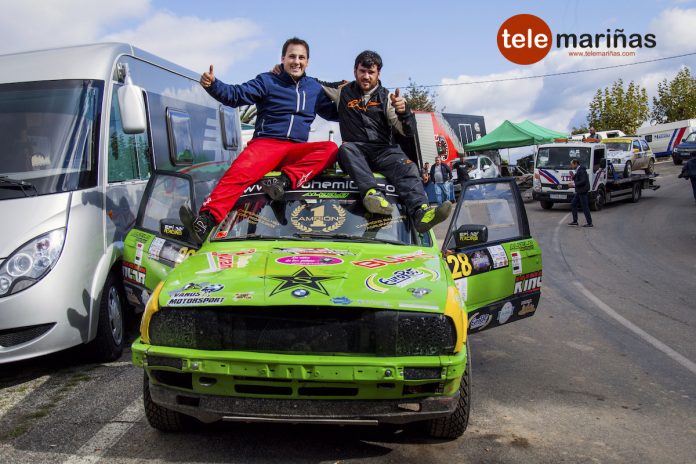 Los pilotos gondomareños, Esteban Pérez y Ezequiel Salgueiro, campeones gallegos de RallyMix