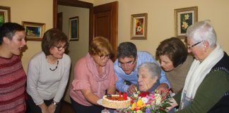 La abuela de A Guarda cumple 108 años