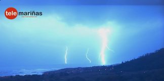 Mucho viento, cerca de 500 rayos y poca lluvia