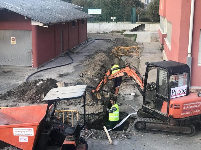 saneamiento_cdl_gondomar Gondomar inicia la remodelación del pabellón de deportes y conecta tres edificios municipales al saneamiento