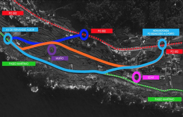 Presentan los estudios de trazado para el nuevo acceso al puerto de A Guarda