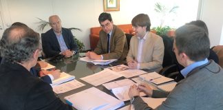 Xunta y Concello analizan el proyecto para mejorar la seguridad viaria en la PO-331, a su paso por Vincios