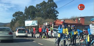 Herido un ciclista en un accidente de tráfico en Estás