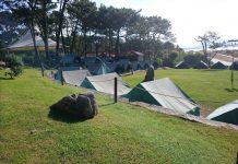 Nenos da Guarda, Tui, Baiona, O Rosal, Tomiño e O Porriño desfrutan na Lanzada dos campamentos de “Depo Aventura”