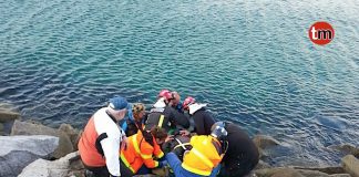 Rescatan a un pescador indispuesto en un espigón de Baiona