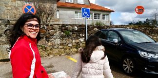 Campaña de recogida de firmas para la instalación de un ascensor en un colegio de Goián