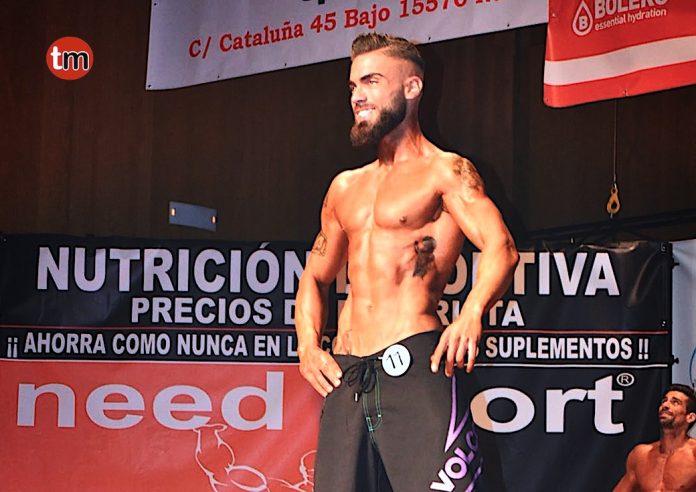 El guardés Brais Castro, tercer clasificado en el campeonato gallego de fisicoculturismo