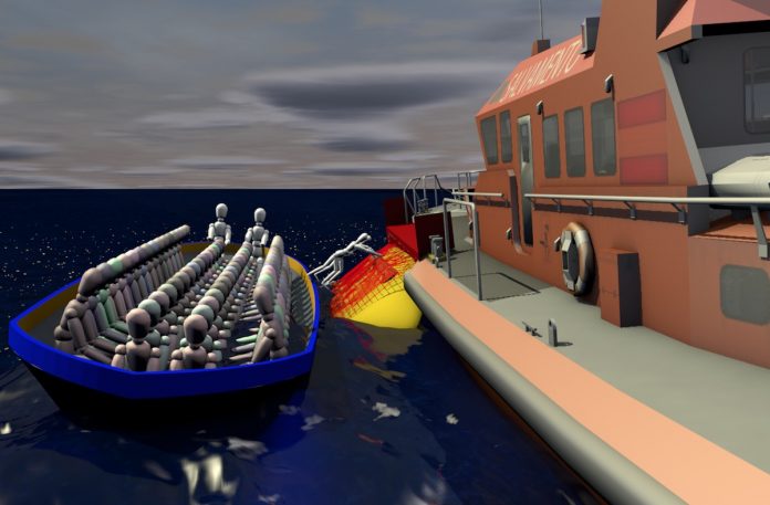 Una empresa de Vincios idea un sistema para salvar la vida de los inmigrantes que llegan en pateras