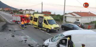 Herido un tomiñés en una salida de vía en Oia