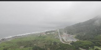 Jesús Calleja sobrevuela la desembocadura del río Miño