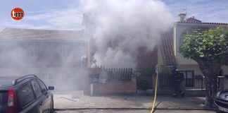 El GES sofoca un incendio en un trastero de Panxón